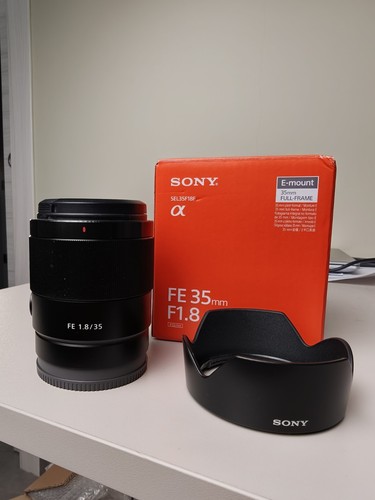Sony 35mm f - fe, f/1,8