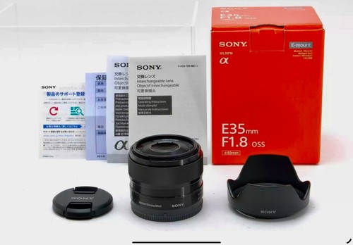 Mint boxed sony - sony, f/1.8