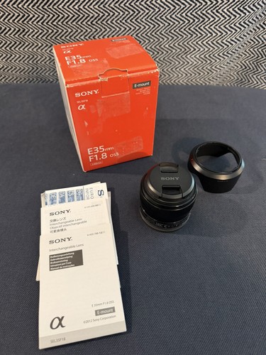 Sony sel35f18 f 1 - e, mm