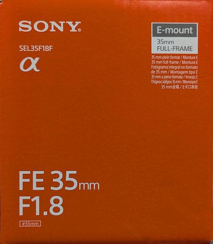 Sony sel 35f18f - sony, obiettivo