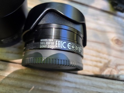 Sony sel35f18 35mm - sony, f1.8